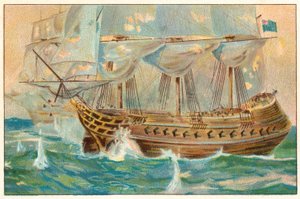 HMS Shannon e il suo duello con la Chesapeake da English School
